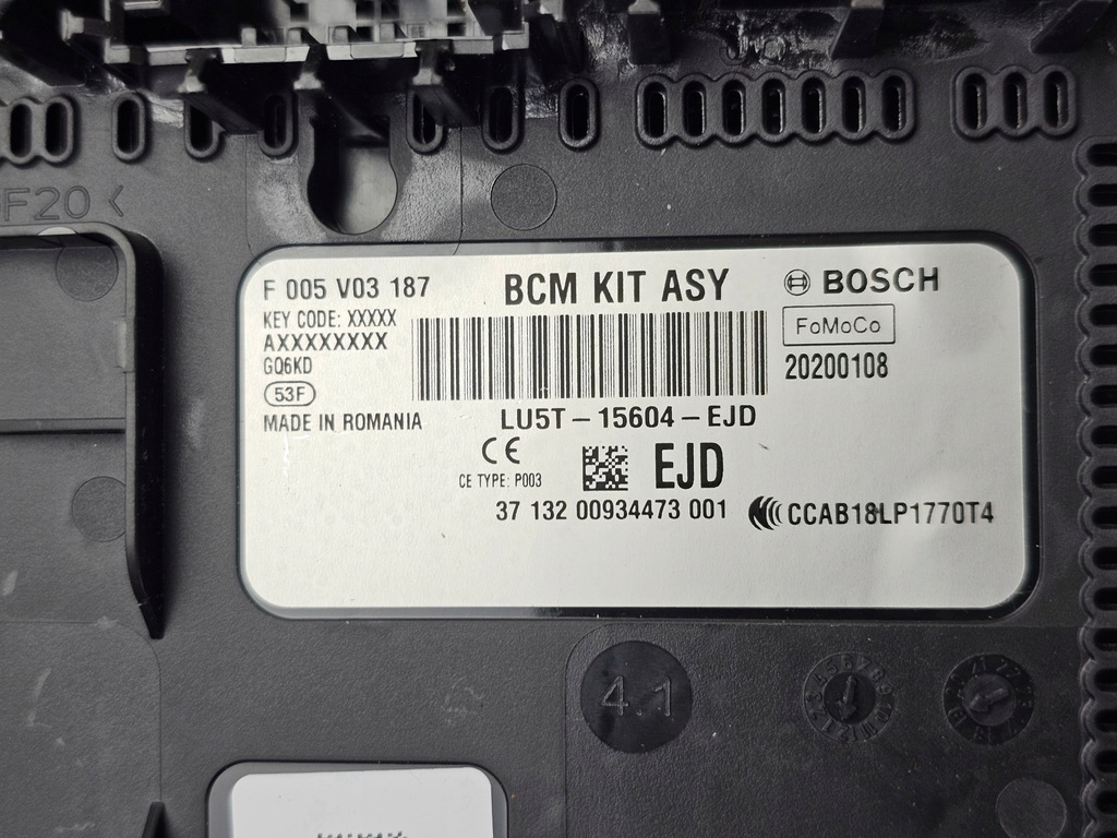 фото №5, Модуль блок управления bsi коробка предохранителей ford fiesta mk8 lu5t-15604-ejd