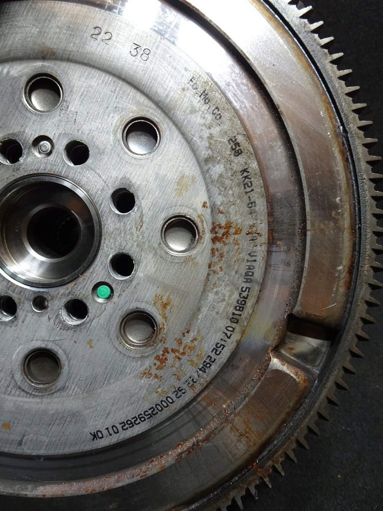 фото №9, Ford transit custom mk8 fl сцепление, колесо dwymasowe kk21-6477-ac 16900km