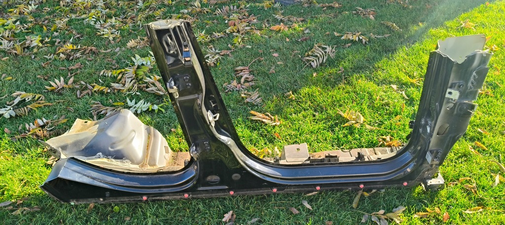 фото №1, Порог правый блок двигателя 4x петли jeep renegade цвет 601