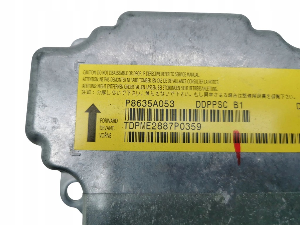 фото №11, Модуль подушка безопасности mitsubishi outlander ii cw_w p8635a053 2.2l дизель 2008