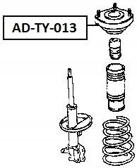 фото №2, Верхній кронштейн амортизатора toyota carina e 93-