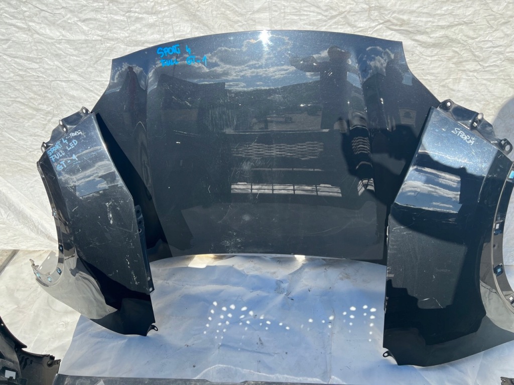 фото №10, Sportage iv 4 gt перед капот бампер лампи крила