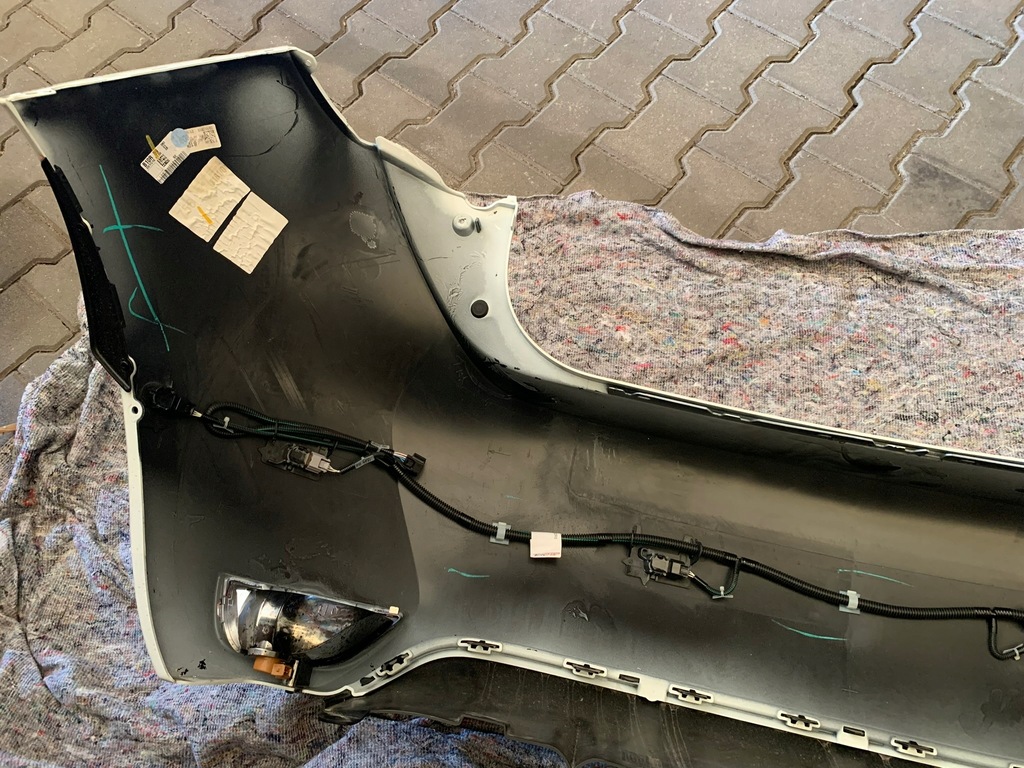 фото №15, Бампер задній задня 6 pdc датчики джгут лампи ov369 renault zoe ii lift