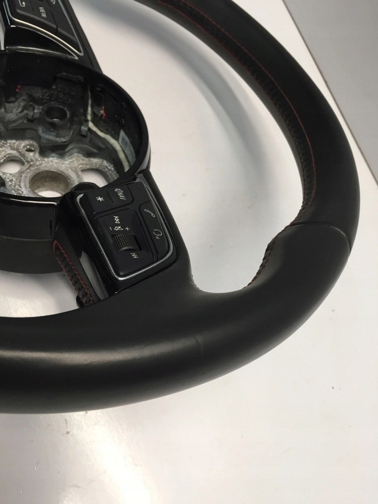 фото №9, Audi s5 a5 8w 2019 воздуховод s-line кожа лепестки переключения czerwona nić