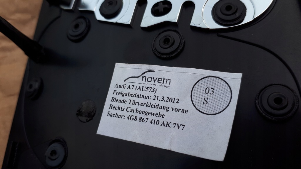 фото №15, S7 4g a7 декори накладки двері консолі карбон rs7