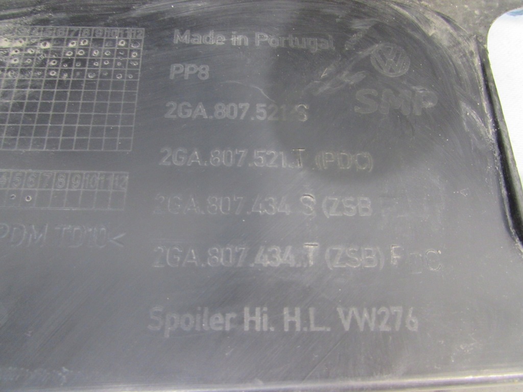 фото №14, Накладка спойлер бампер задняя задний vw t-roc 2ga 2ga807521s volkswagen