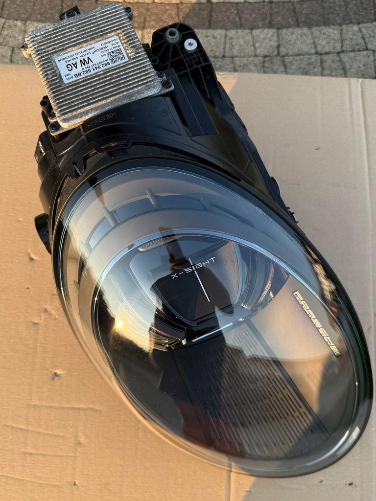 фото №8, Porsche 911 992 turbo s лампа правая led matrix idelana комплектная czarna