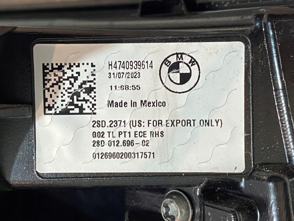 фото №11, Bmw x4 g02 x4m f98 lci лампи задня комплект europa