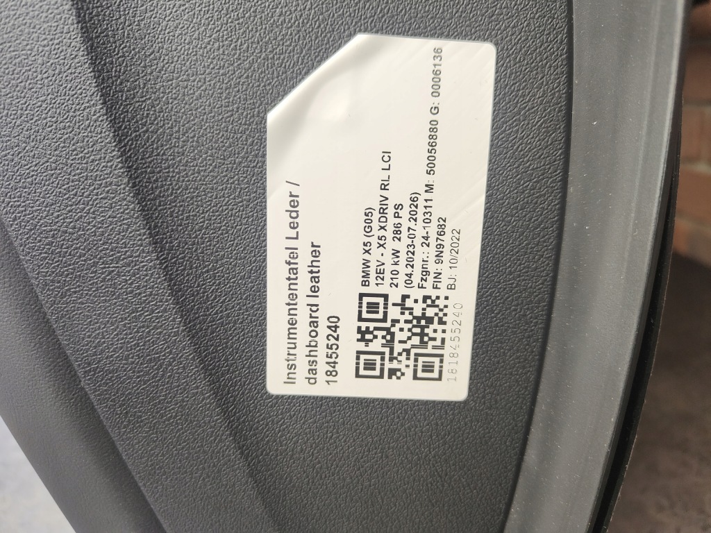 фото №16, Панель приладів панель  приладова шкіра hud bmw g05 g06 g07 f95 lci lift uk rl rhd