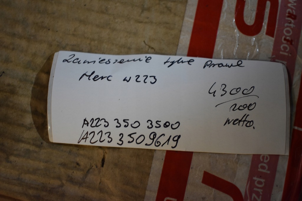 фото №5, Idealne підвіска задні праве mercedes w223 1