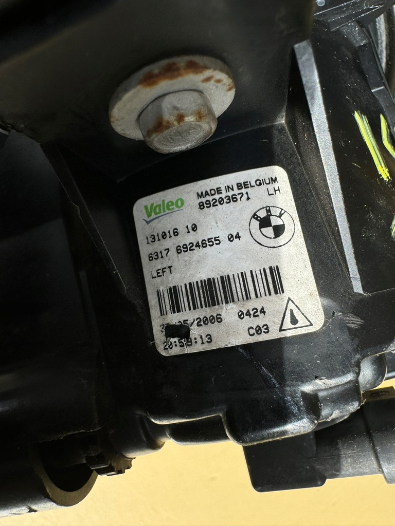 фото №14, Bmw serii 1 i e81 e87 04-11r протитуманна фара лівий лампа кронштейн рамка перед ліва