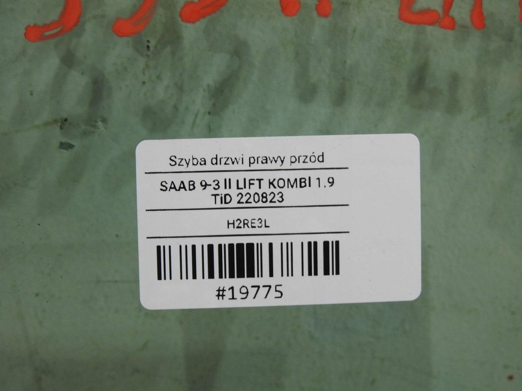фото №7, Скло двері правий перед saab 9-3 ii lift