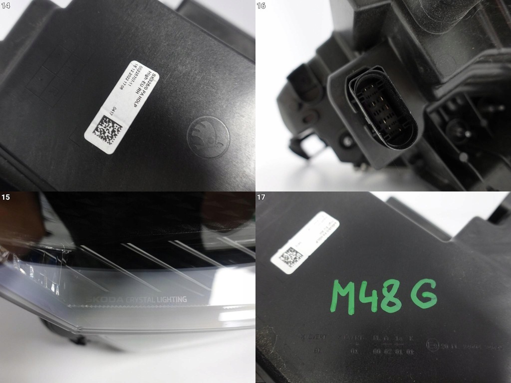 фото №12, Skoda karoq 57b lift 22- лампа full led crystal lighting правая eu