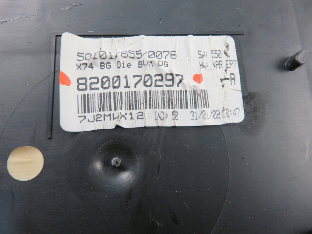 фото №7, Лічильник renault laguna ii 1.9 dci 8200170297