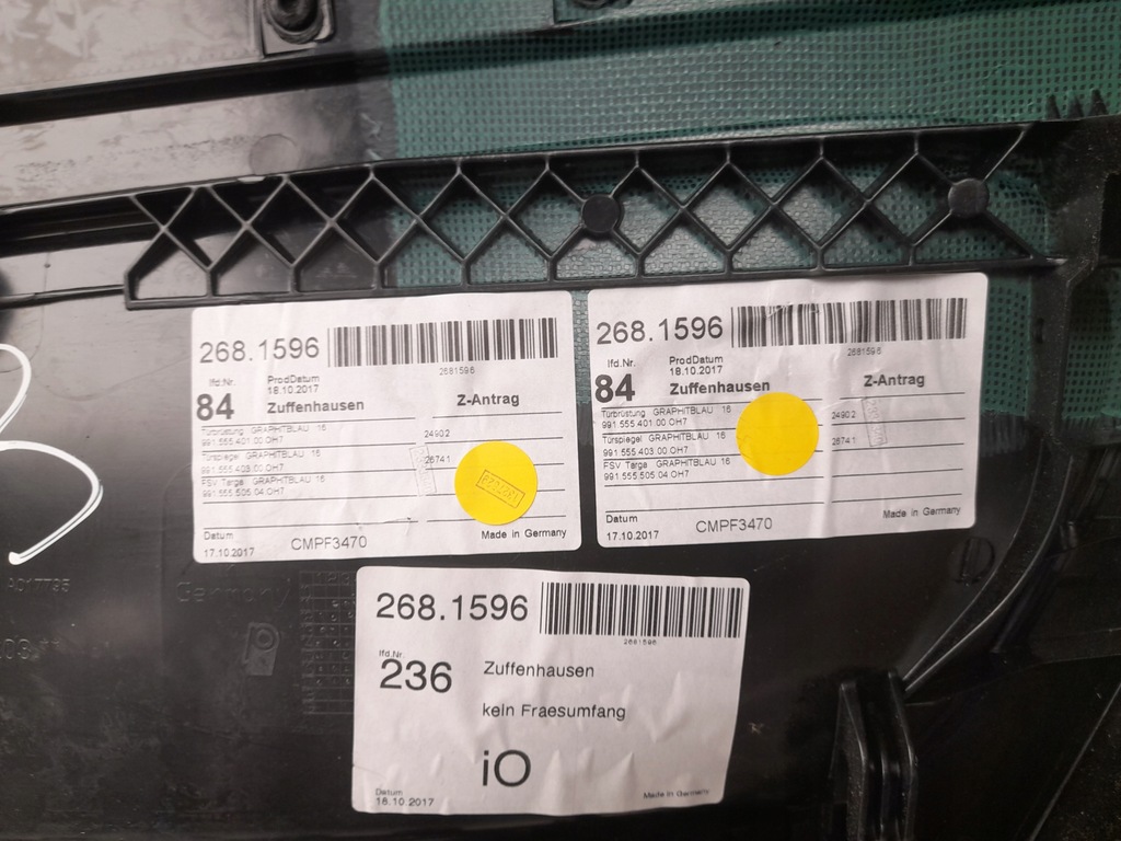 фото №9, Оббивка двері porsche 911 targa 2017 з лівий 991555203