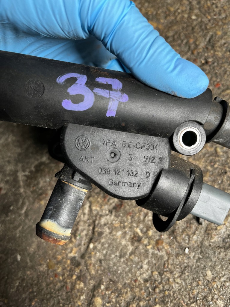 фото №5, 37 vw seat корпус термостата термостат 038121132d