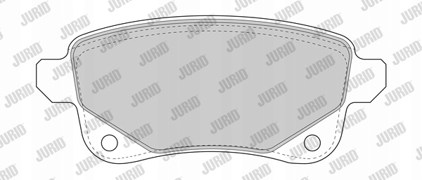 фото №2, Тормозные диски тормозные колодки задняя jurid renault grand scénic iii