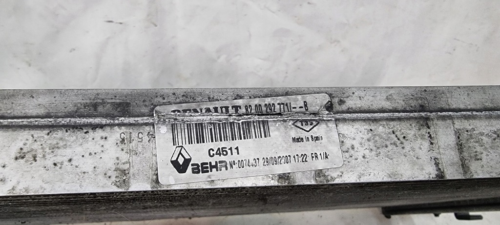 фото №5, Радіатор двигуна renault espace iv lift 2.0 dci