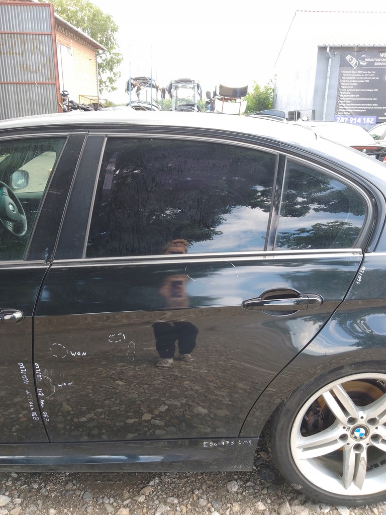 фото №1, Двері ліва задні bmw e90 475 black sapphire