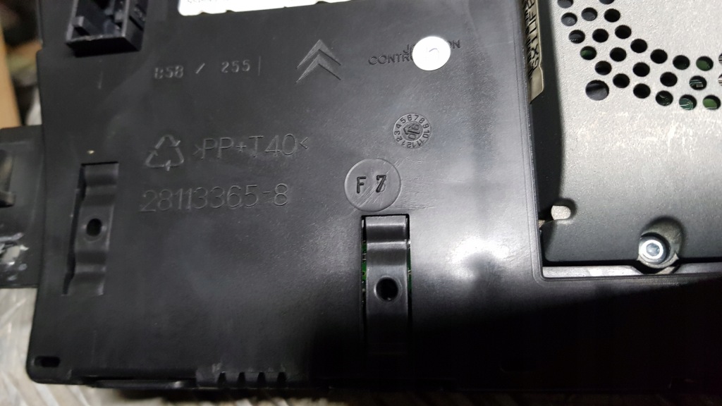 фото №15, Citroen c4 i picasso 2.0 hdi счетчик приборная панель 9663389080