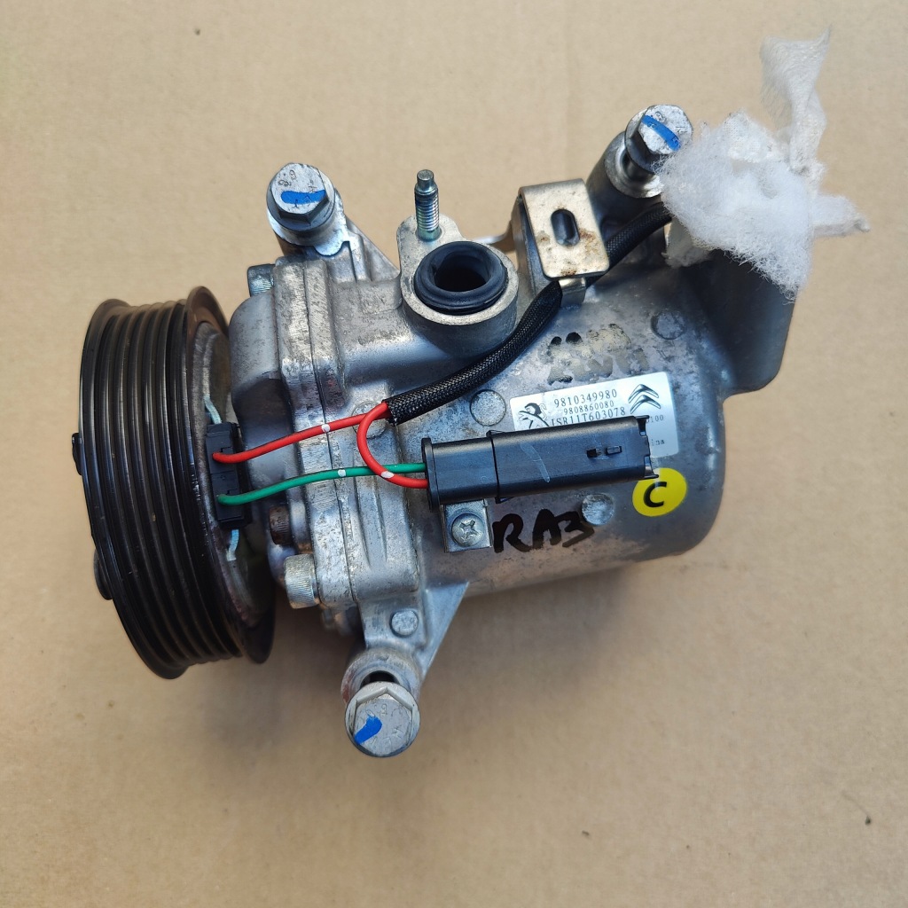 фото №1, Citroen c3 iii компресор кондиціонера 9810349980