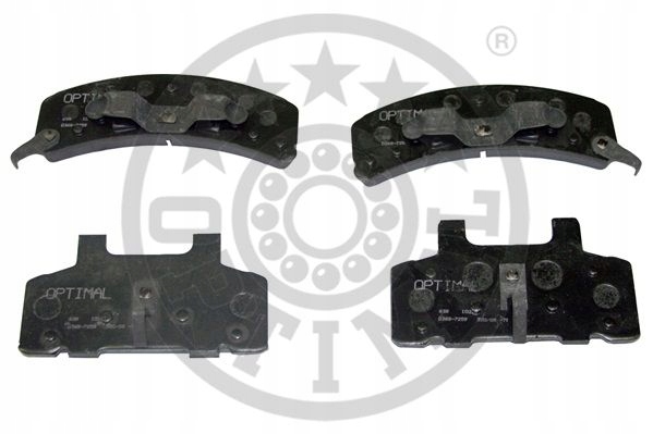 фото №1, Optimal bp-10014 набор тормозных колодок