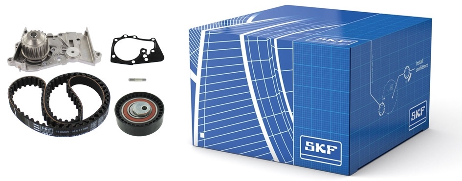 фото №1, Skf грм+ насос wody renault dokker logan 1.6