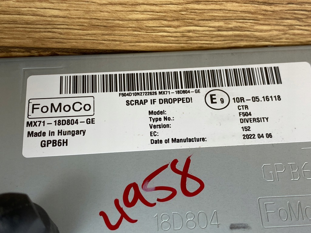 фото №6, Радио ford maverick 2022+ usa bronco escape kuga