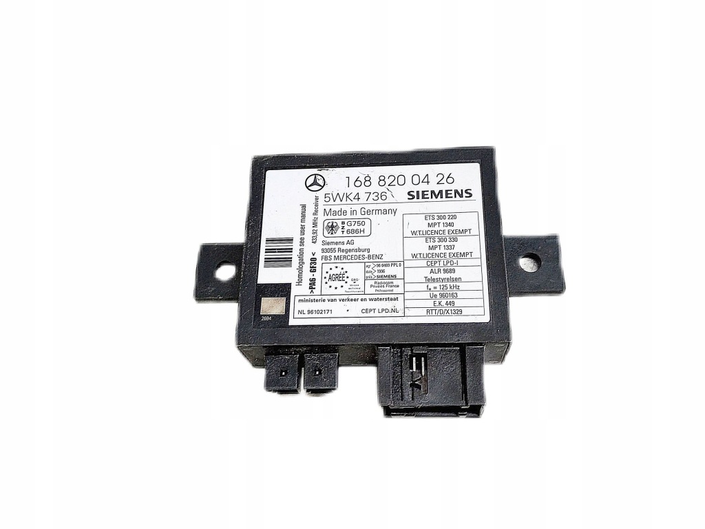 фото №1, Mercedes модуль імобілайзер 1688200426 europa