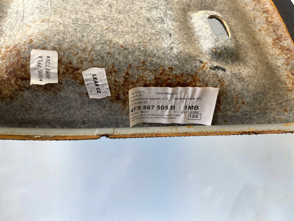 фото №14, Стеля audi a6 c6 avant 2004-2011 4f9867505b s-line люк