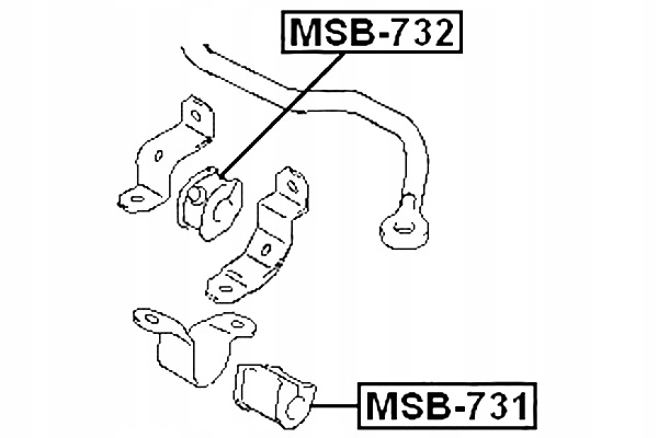 фото №3, Febest msb-732 підвіска, стабілізатор