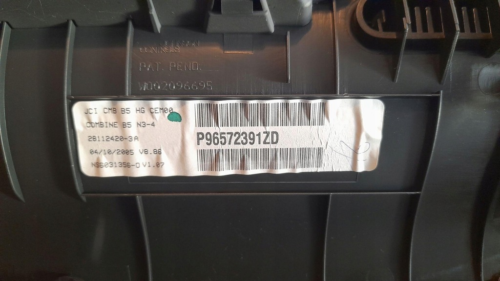 фото №5, Счетчик zegary^^1.4 citroen c4 i 1 coupe 2005 3d ekqd przedlift p96572391zd