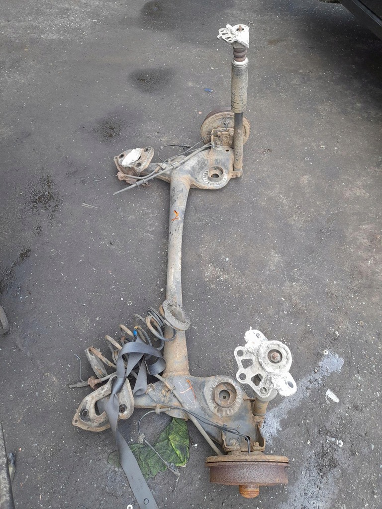 фото №4, Задня балка oś kpl fiat grande punto 3 drz. _07