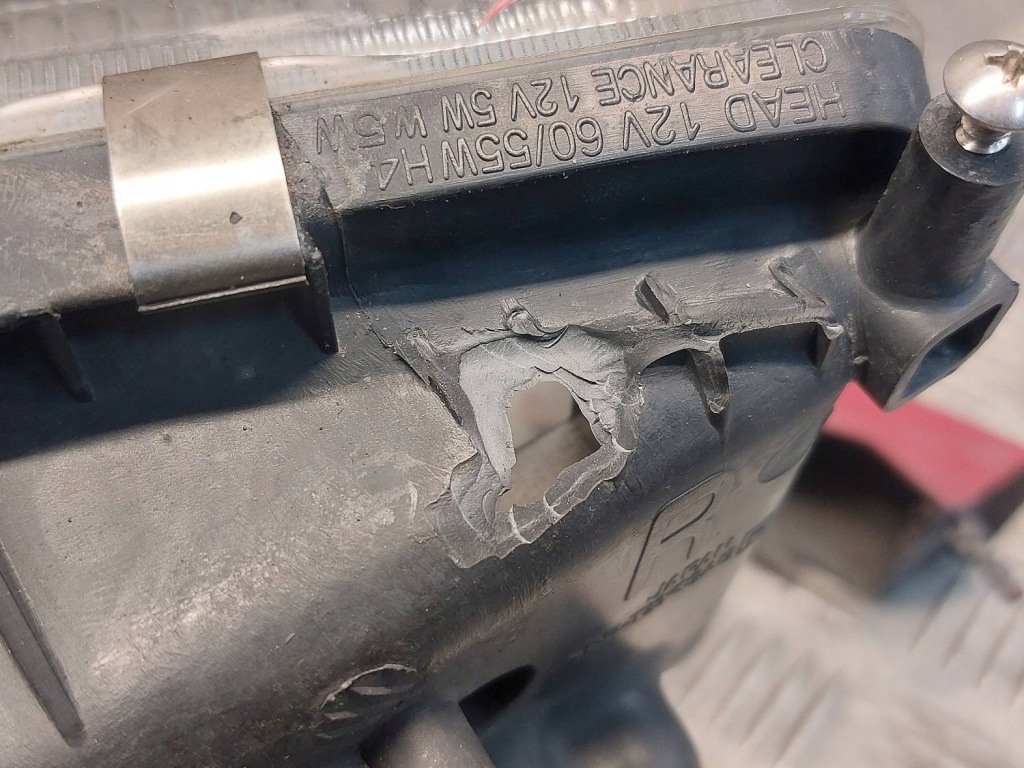 фото №6, Лампа фара правый перед + молдинг subaru forester i