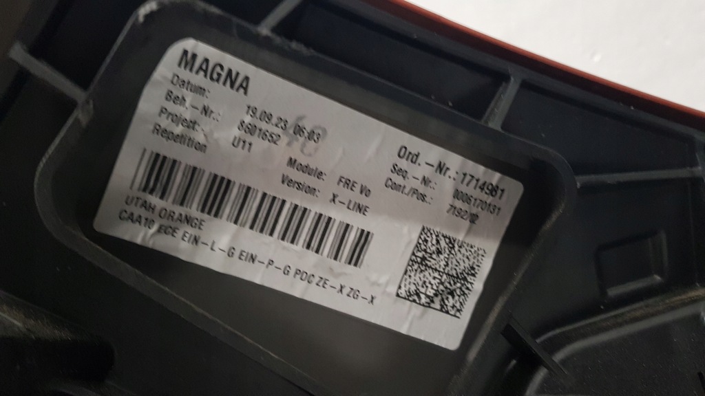 фото №12, Бампер перед передний bmw x1 u11 x-line kompletny utah orange c66