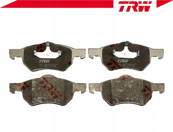 фото №3, Набір - комплект гальмівних колодок гальмівних [trw]