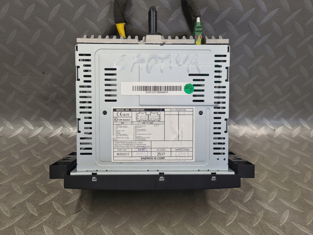 фото №6, Радио дисплей aux mp3 bluetooth chevrolet captiva lift 95352517