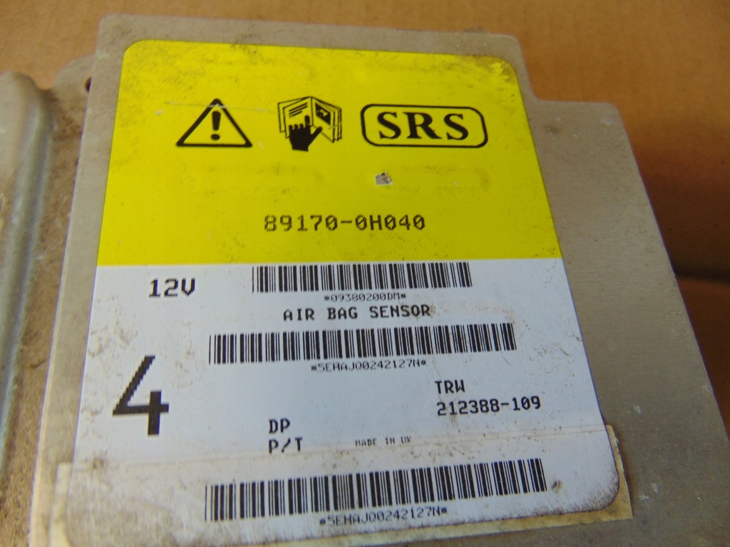 фото №7, Заглушка подушки безпеки ремені подушка безпеки подушка пасажира citroen c1 i 2005r- europa