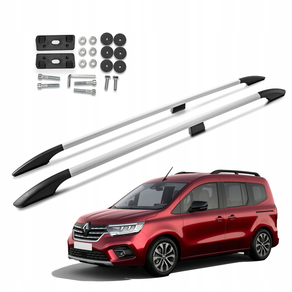 фото №13, Рейлінги дахові багажник do mercedes citan / eqt 2021- short | сріблястий