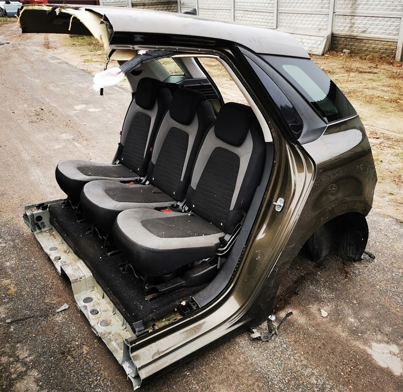 фото №9, Citroen c4 picasso ii 13-16 поддон четверть обрезанный задняя кузов