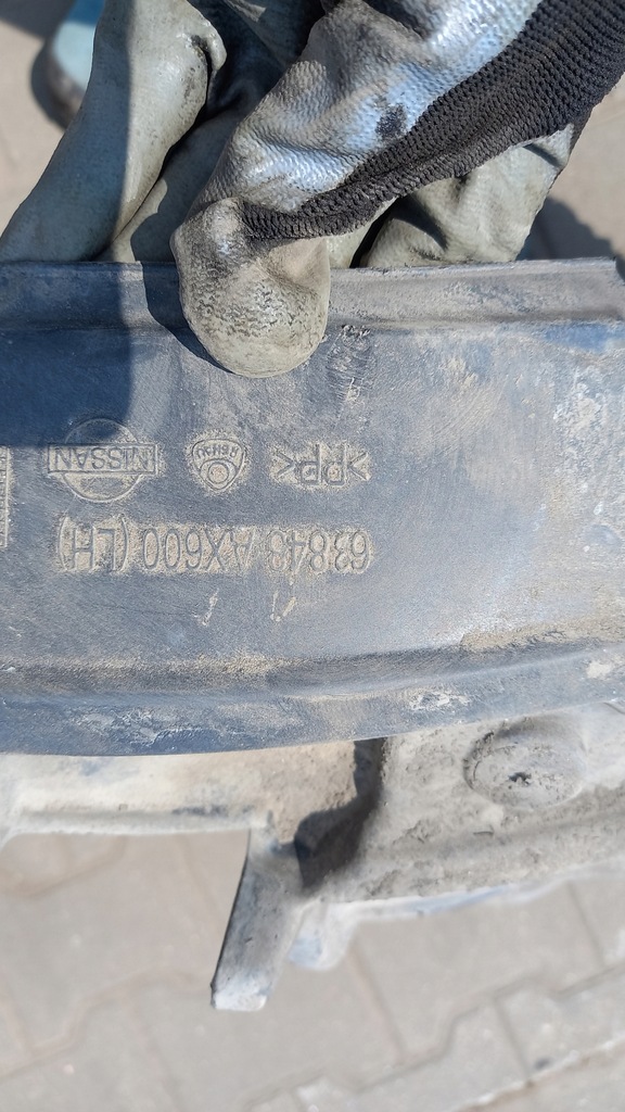 фото №7, Подкрылок левая перед nissan micra 03r