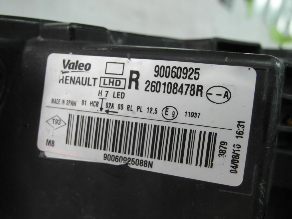 фото №8, Renault megane iv 4 лінза led лампа передня права