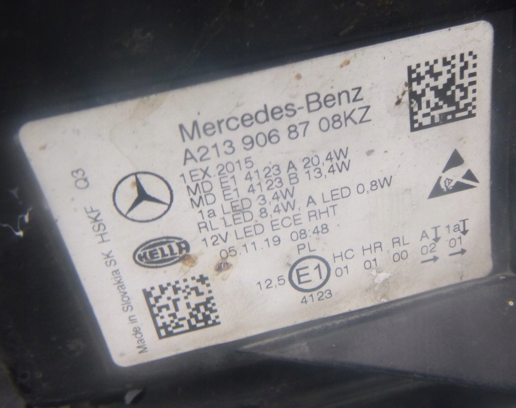 фото №13, Mercedes e-klasa w213 фара лівий a2139068708