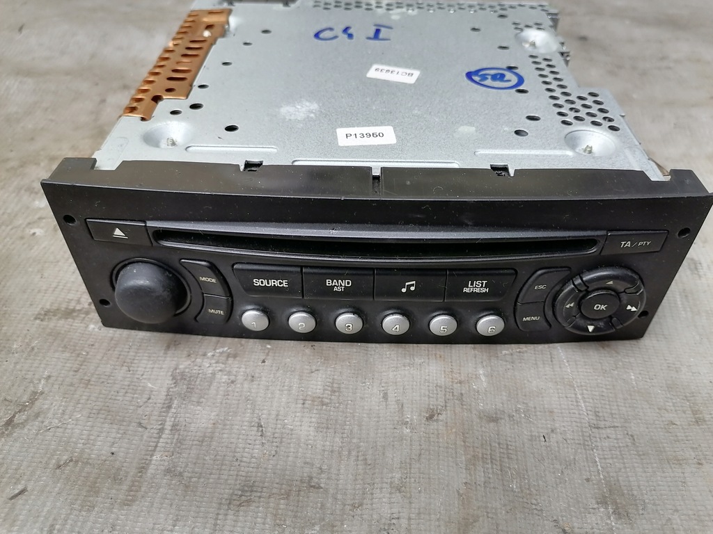 фото №1, Радіо citroen c4 i 96643697xt
