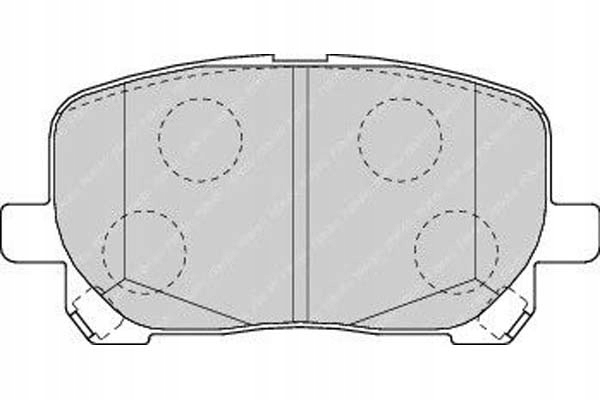 фото №2, Тормозные колодки тормозные pontiac vibe toyota avensis verso