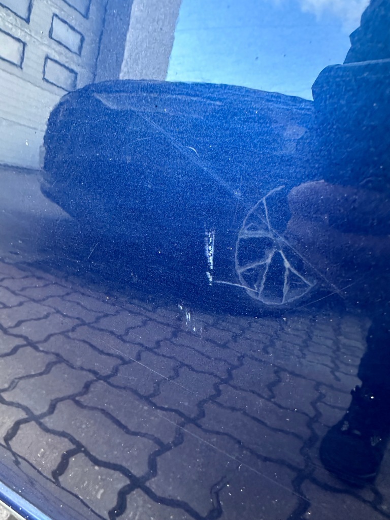 Mercedes a klasa w169 дверь правое правый задний  задние niebieskie лак 375 Оригинал