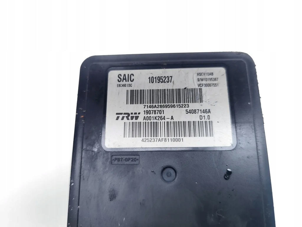 фото №7, Mg mg 3 насос abs 1.5 бензин 78kw 106 hp 54087146a 10195237 2016 16-24