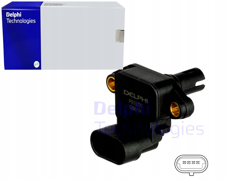 фото №1, Delphi датчик давления w коллектор ssącym mini r50 r53 r52 rover