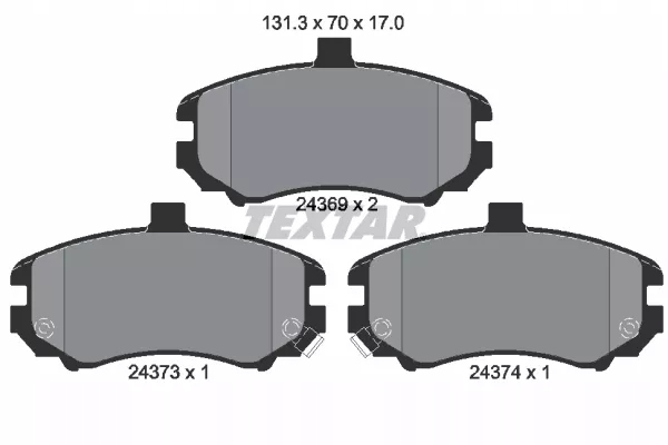 фото №2, Гальмівні колодки ham. hyundai elantra
