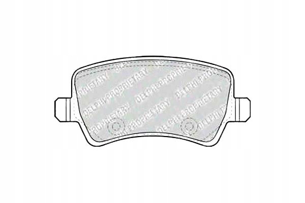 фото №1, Delphi гальмівні колодки гальмівні volvo s60 ii s80 ii v60 i